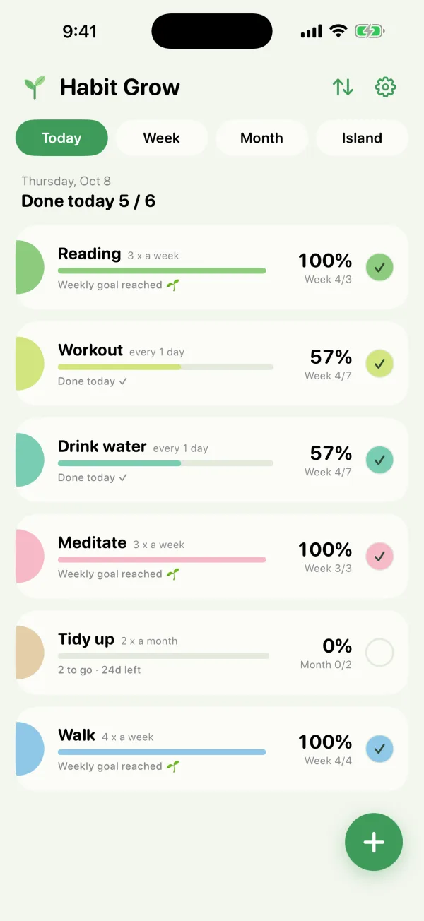 Habit Grow screenshot 2