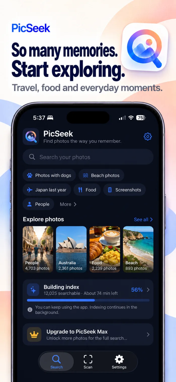 PicSeek screenshot