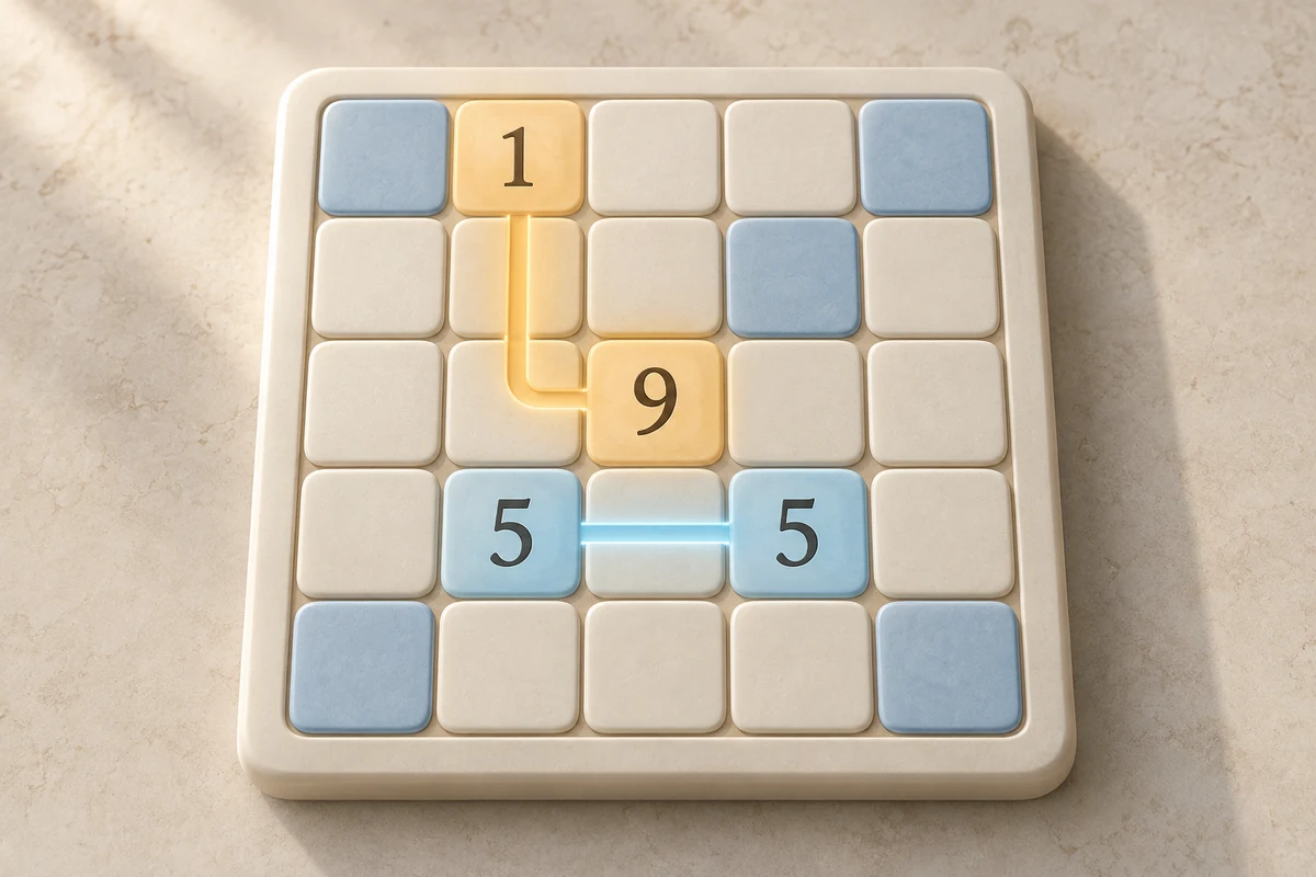 Number Match 遊戲主題插畫