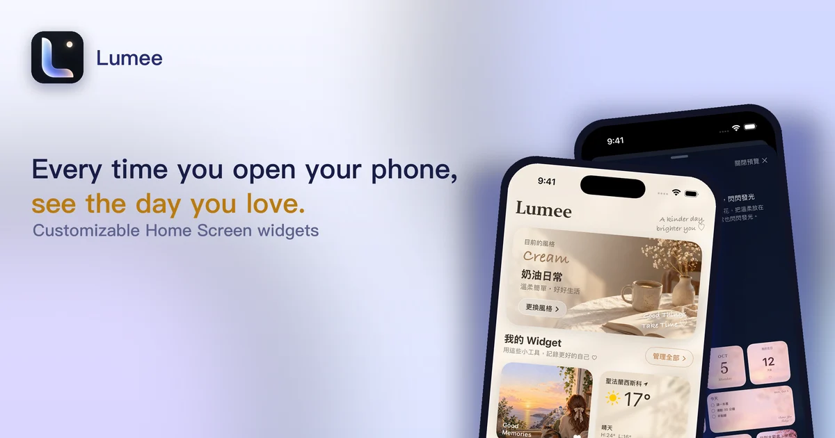 Lumee: Customizable Home Screen widgets
