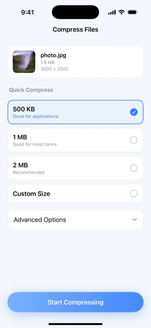 Merge or compress, then send